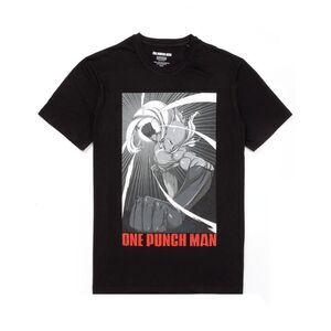One Punch Man Mens Saitama T-Shirt / Black